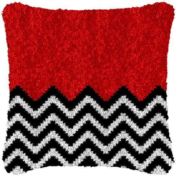 Chevron Stripes - Latch Hook Pillow Kit