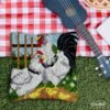 Chicken Family - Latch Hook Pillow Kit