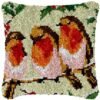 Chirping Birds - Latch Hook Pillow Kit