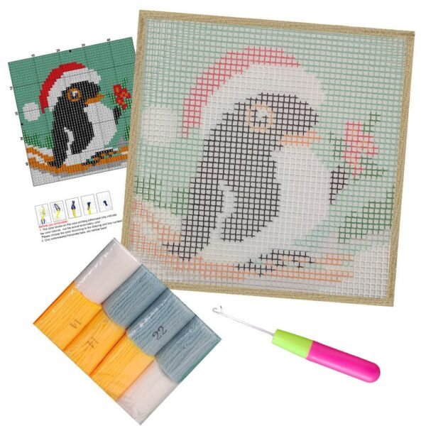 Chripy Christmas - Latch Hook Kit for Kids