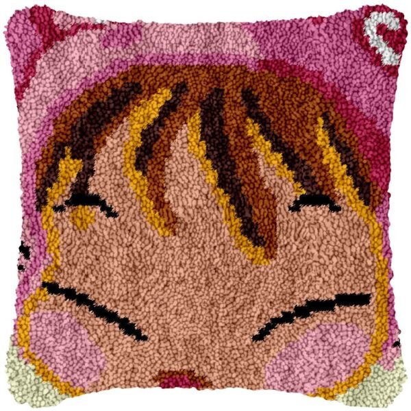 Chubby Cheek Baby - Latch Hook Pillow Kit