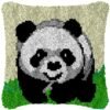 Chubby Panda - Latch Hook Pillow Kit