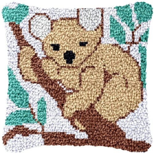 Clingy Koala - Latch Hook Pillow Kit