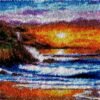Coastal Sunset - Latch Hook Rug Kit