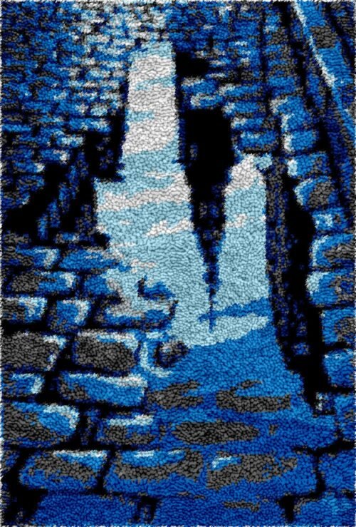 Cobblestone Reflection - Latch Hook Rug Kit