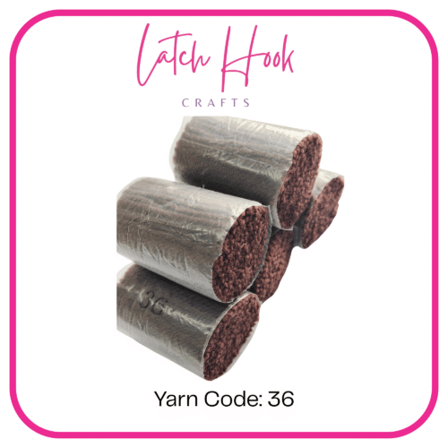 Cocoa Bean Latch Hook Yarn
