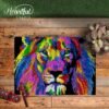 Colorful Dreams of a Lion - Latch Hook Rug Kit