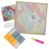 Colorful Unicorn - Latch Hook Kit for Kids