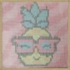 Cool Pineapple - Latch Hook Kit for Kids
