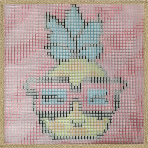 Cool Pineapple - Latch Hook Kit for Kids