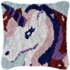 Cool Unicorn - Latch Hook Pillow Kit