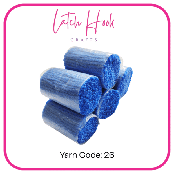 Cornflower Coast Latch Hook Yarn