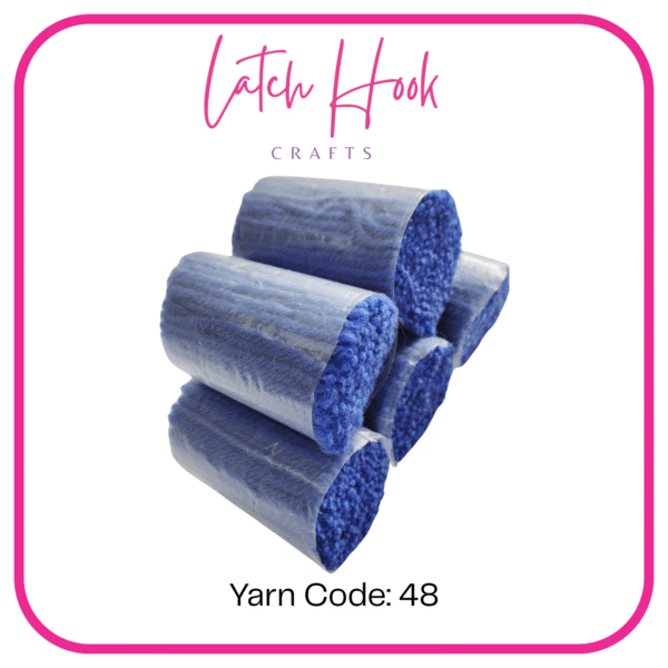 Cornflower Wave Latch Hook Yarn