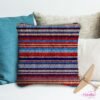 Cotton Candy Stripes - Latch Hook Pillow Kit