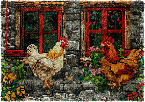 Country Charm - Latch Hook Rug Kit
