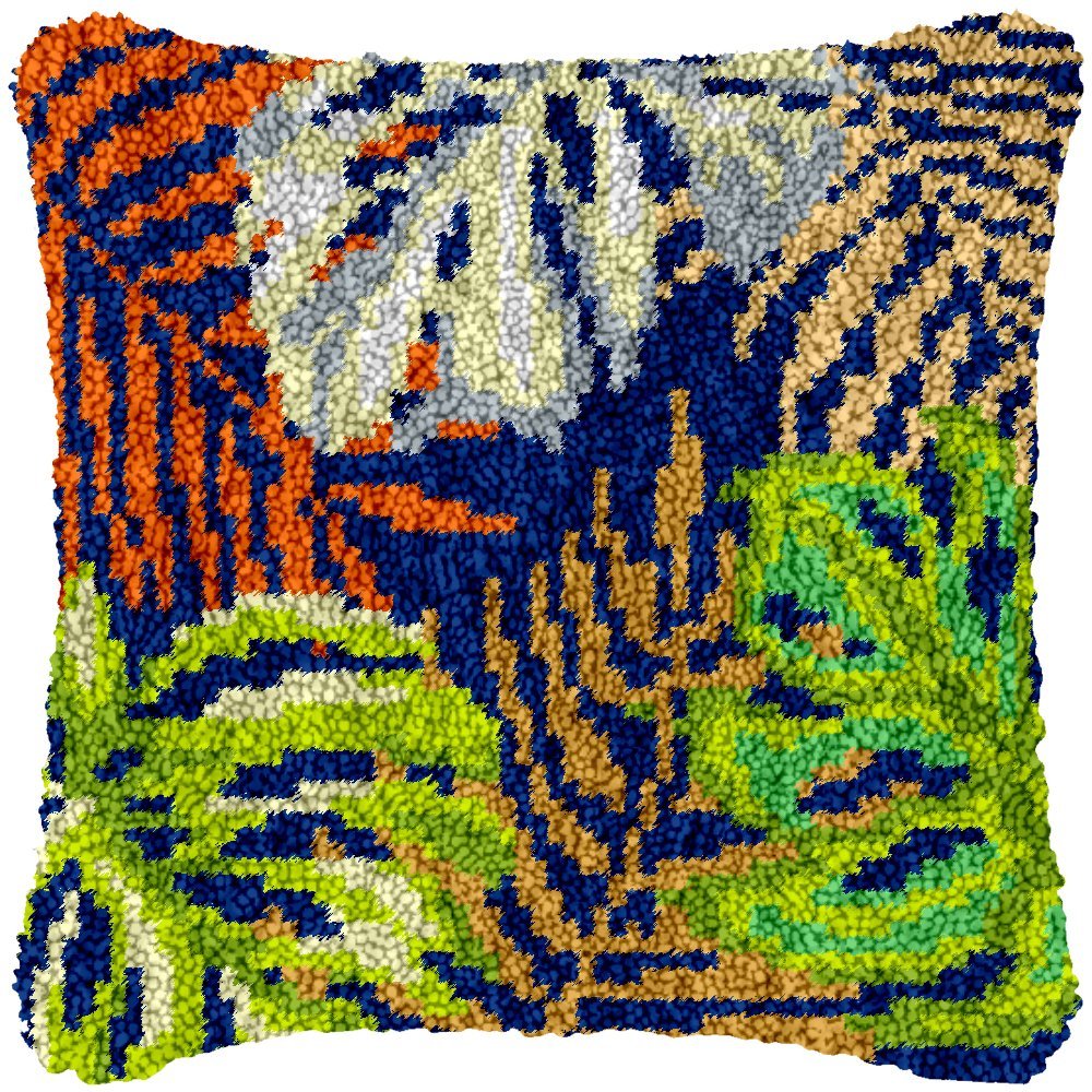 Cover Up - Latch Hook Pillow Kit