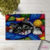 Cozy Kitty - Latch Hook Rug Kit