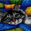 Cozy Kitty - Latch Hook Rug Kit