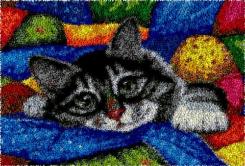 Cozy Kitty - Latch Hook Rug Kit