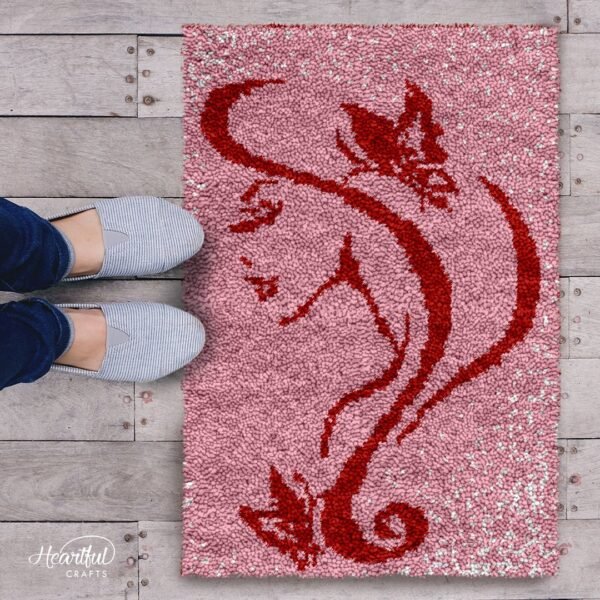 Crimson Countess - Latch Hook Rug Kit