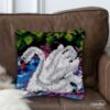 Curious Swan - Latch Hook Pillow Kit