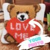 Custom Latch Hook Pillow Kit