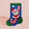 Cute Little Santa - Latch Hook Stockings Kit