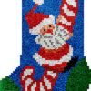 Cute Little Santa - Latch Hook Stockings Kit