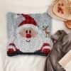 Cute Santa - Latch Hook Pillow Kit