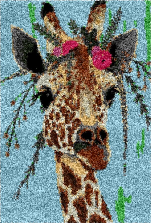 Dainty Giraffe - Latch Hook Rug Kit