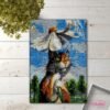 Daisy Umbrella - Latch Hook Rug Kit