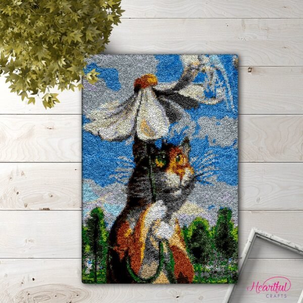 Daisy Umbrella - Latch Hook Rug Kit