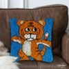 Dancing Tiger - Latch Hook Pillow Kit