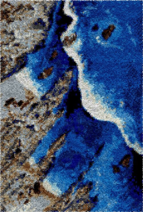 Deep Blue Sea - Latch Hook Rug Kit