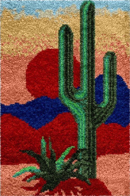 Desert Backdrop - Latch Hook Rug Kit