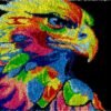 Dignified Eagle - Latch Hook Rug Kit
