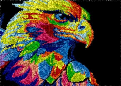 Dignified Eagle - Latch Hook Rug Kit