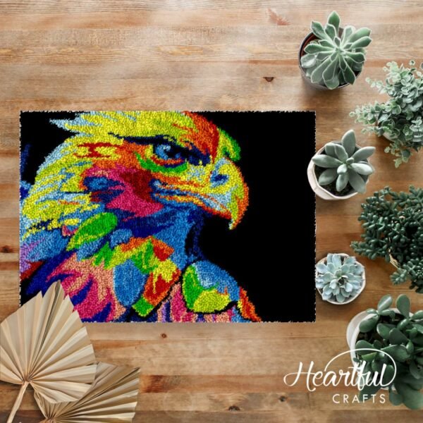 Dignified Eagle - Latch Hook Rug Kit