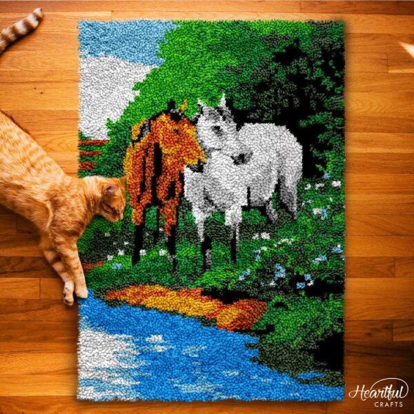 Drink from the Stream - Latch Hook Rug Kit
