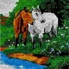 Drink from the Stream - Latch Hook Rug Kit