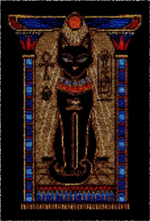 Egyptian Sphynx - Latch Hook Rug Kit