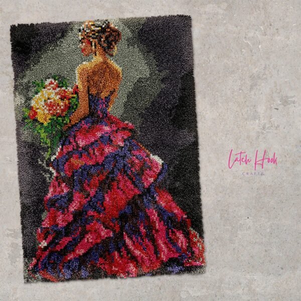 Elegant Woman - Latch Hook Rug Kit