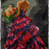 Elegant Woman - Latch Hook Rug Kit