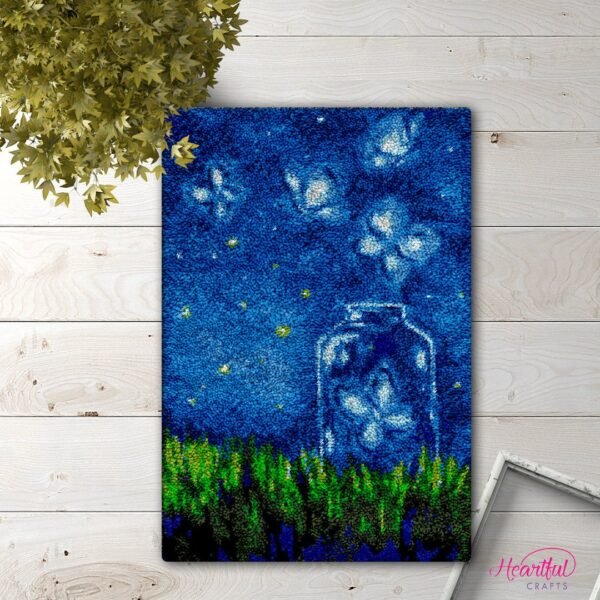 Enchanting Fireflies - Latch Hook Rug Kit