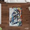 Ethnic White Tiger - Latch Hook Rug kit