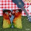 Exotic Birds - Latch Hook Pillow Kit