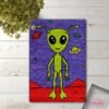 Extraterrestrial Life - Latch Hook Rug Kit