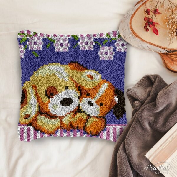 Fatherly Love - Latch Hook Pillow Kit