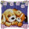 Fatherly Love - Latch Hook Pillow Kit