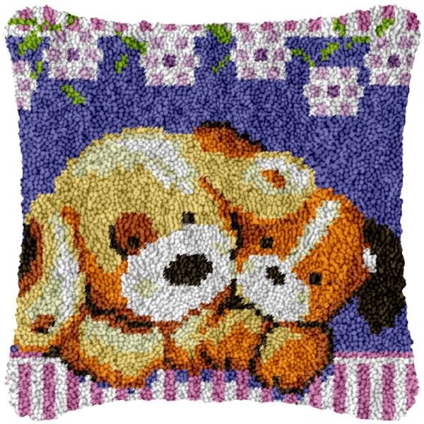 Fatherly Love - Latch Hook Pillow Kit